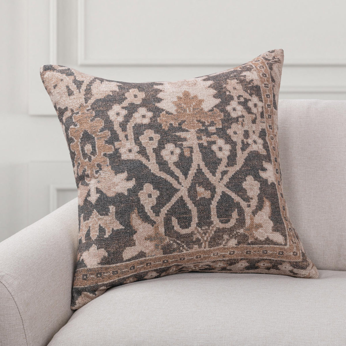 Chalet Dark Clove Brown 22"x22" Throw Pillow (Set of 2)