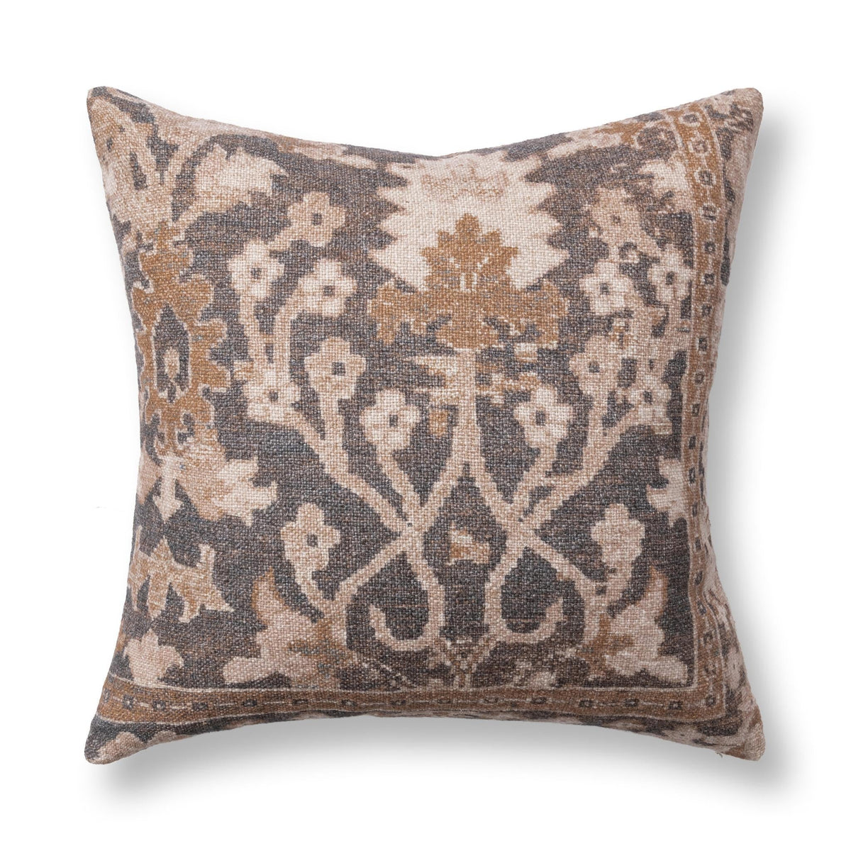 Chalet Dark Clove Brown 22"x22" Throw Pillow (Set of 2)