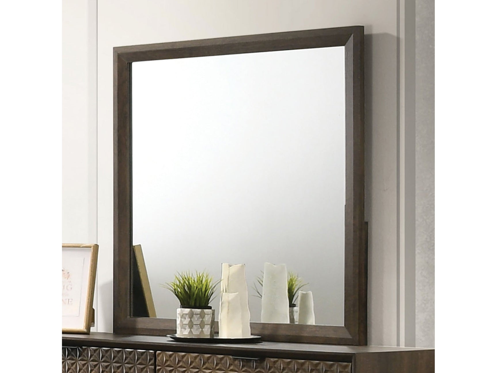 Chalfont Dark Brown Mirror - Ornate Home
