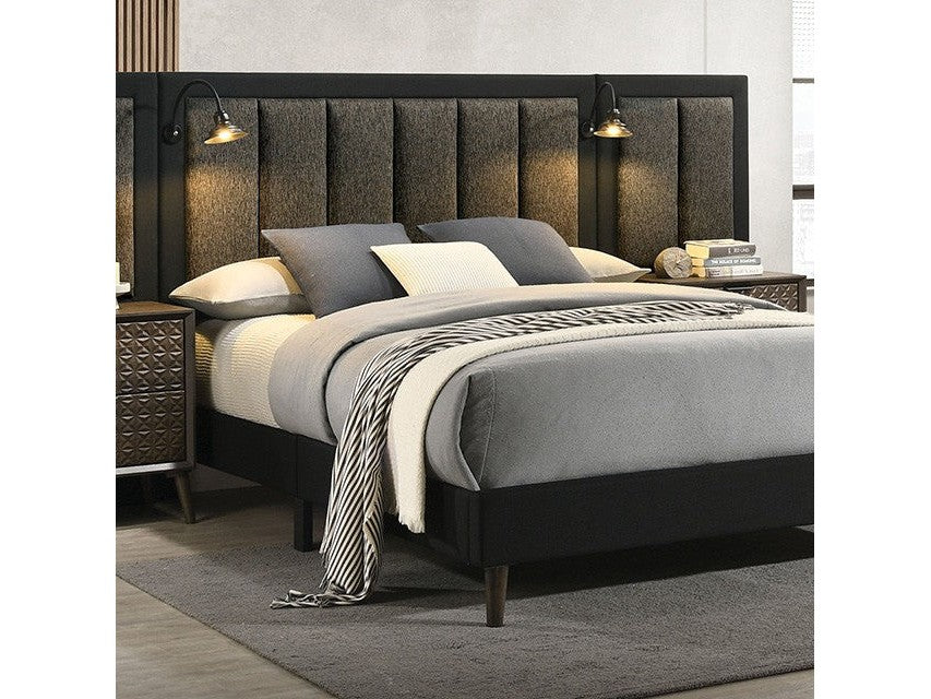 Chalfont Dark Brown Queen Bed - Ornate Home