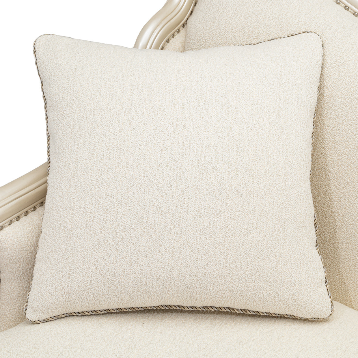 Chamberi Classic Pearl/French Vanilla Sectional Sofa - Ornate Home