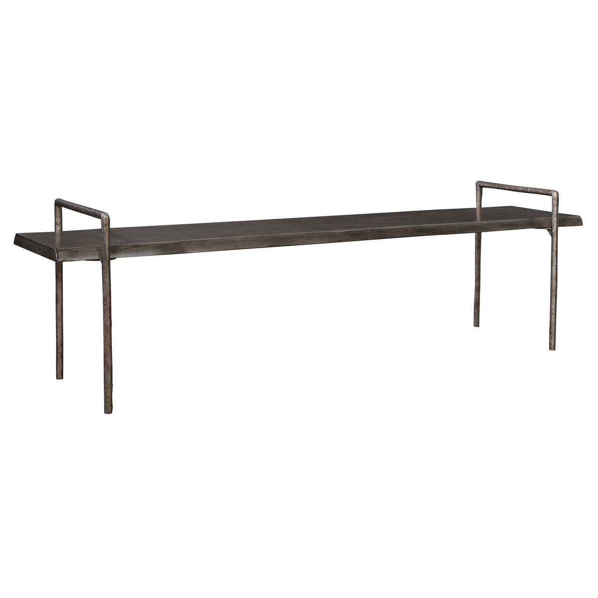 Chandos Gray Wooden Bench - Ornate Home