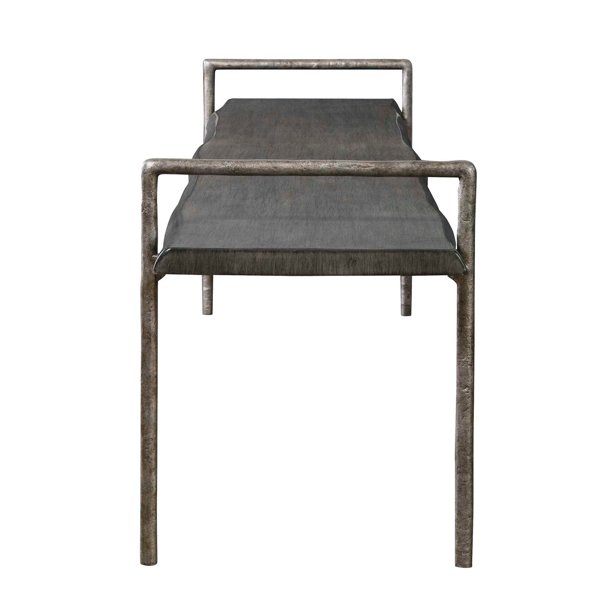 Chandos Gray Wooden Bench - Ornate Home