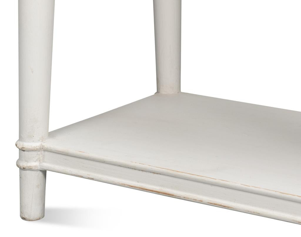 Chantal White Console Table - Ornate Home