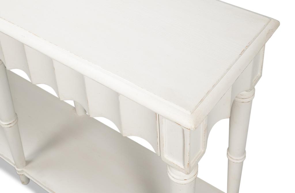 Chantal White Console Table - Ornate Home