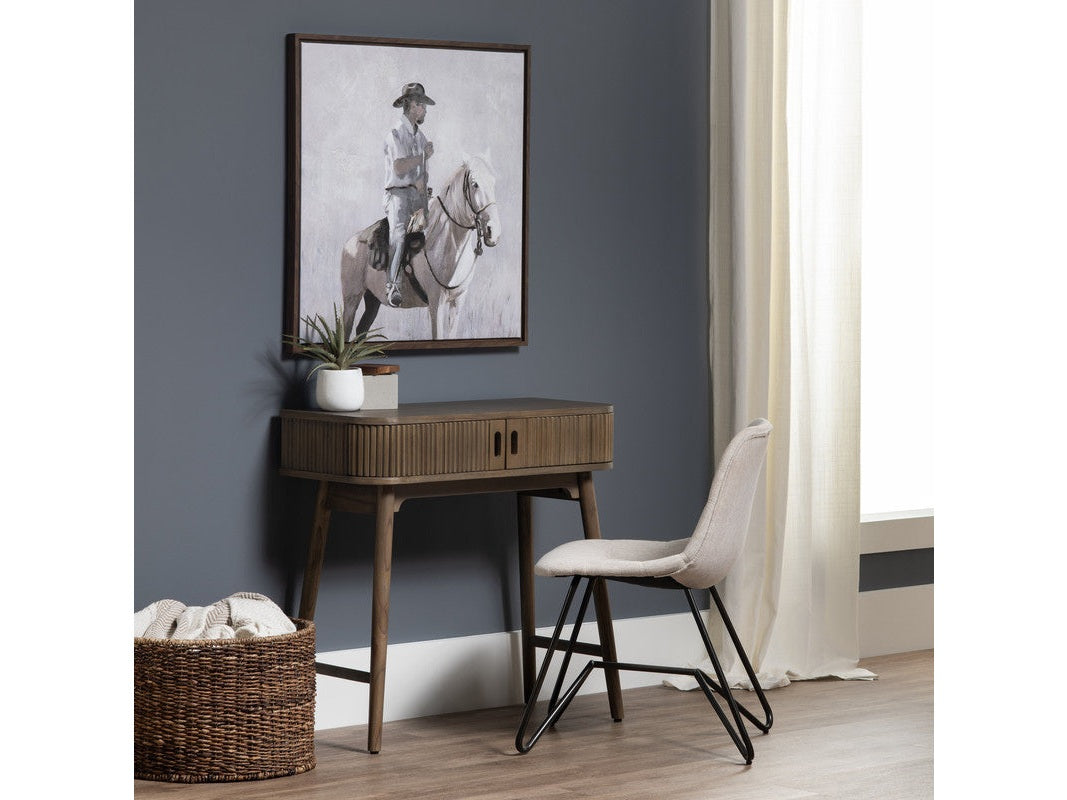 Chaplin Brown 2 Door Writing Desk - Ornate Home