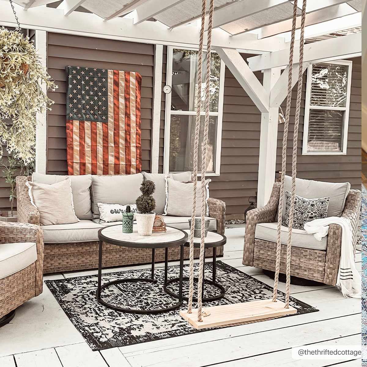 Charcoal Kilmacolm Indoor & Outdoor Area Rug - Clearance - Ornate Home