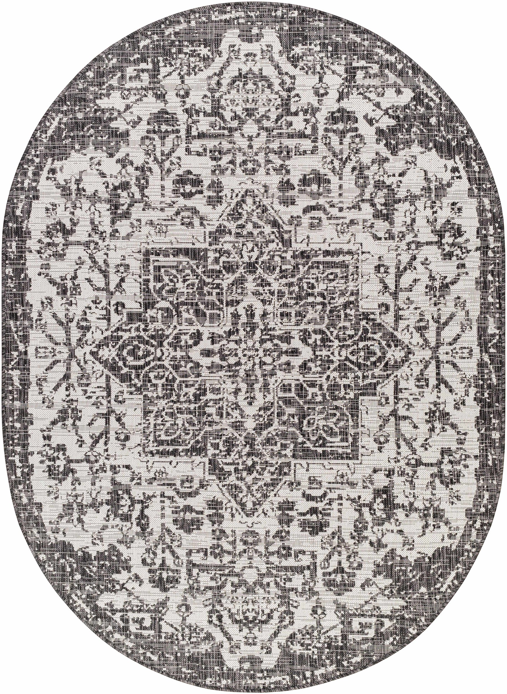 Charcoal Kilmacolm Indoor & Outdoor Area Rug - Clearance - Ornate Home