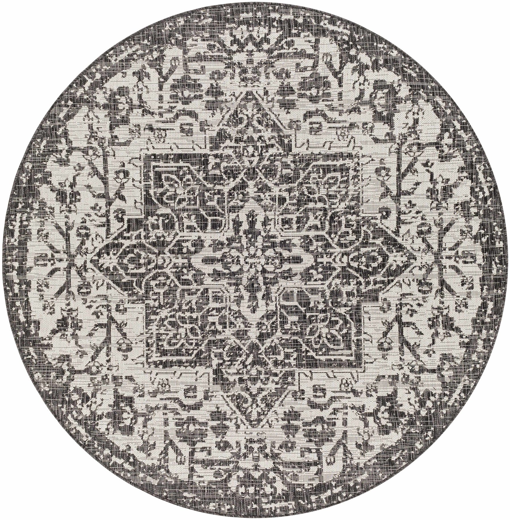 Charcoal Kilmacolm Indoor & Outdoor Area Rug - Clearance - Ornate Home