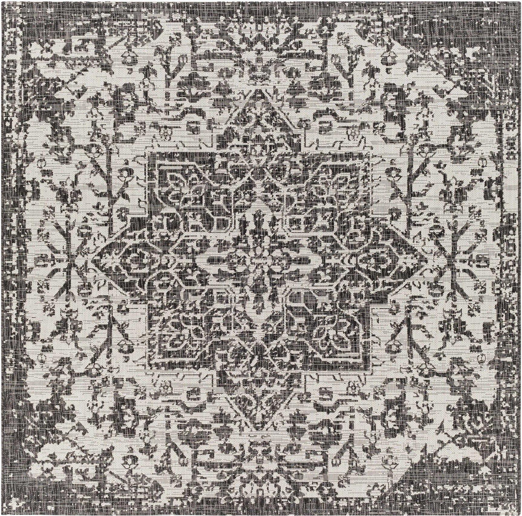 Charcoal Kilmacolm Indoor & Outdoor Area Rug - Clearance - Ornate Home