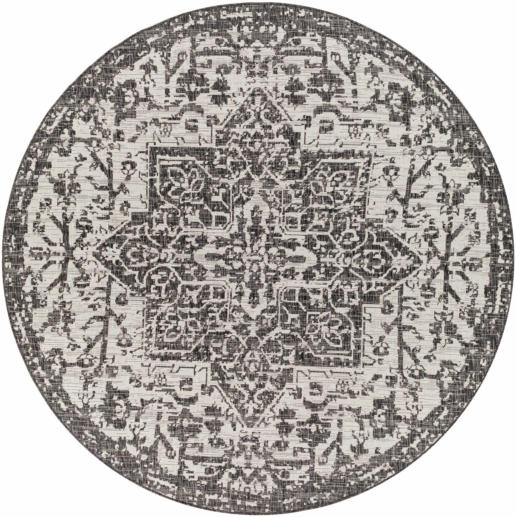 Charcoal Kilmacolm Indoor & Outdoor Area Rug - Clearance - Ornate Home