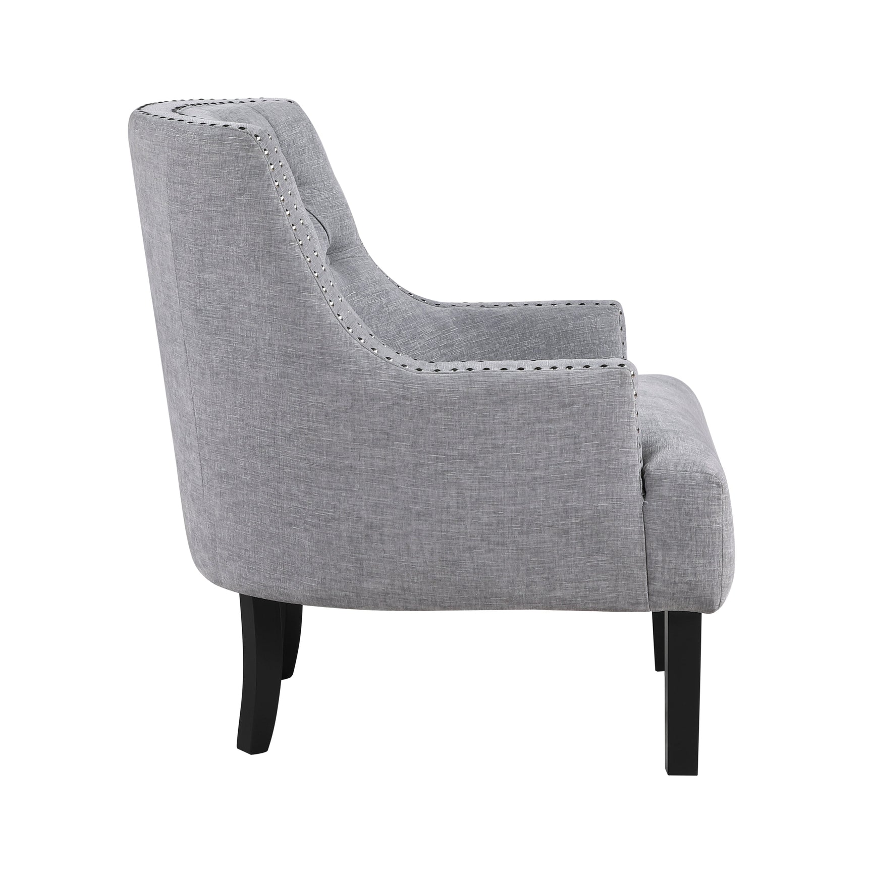 Charisma Gray Accent Chair - Ornate Home
