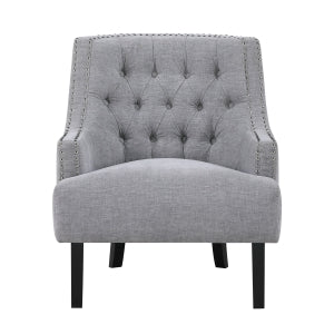 Charisma Gray Accent Chair - Ornate Home