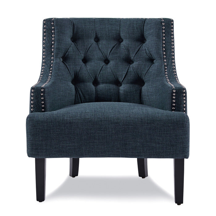 Charisma Indigo Accent Chair - Ornate Home