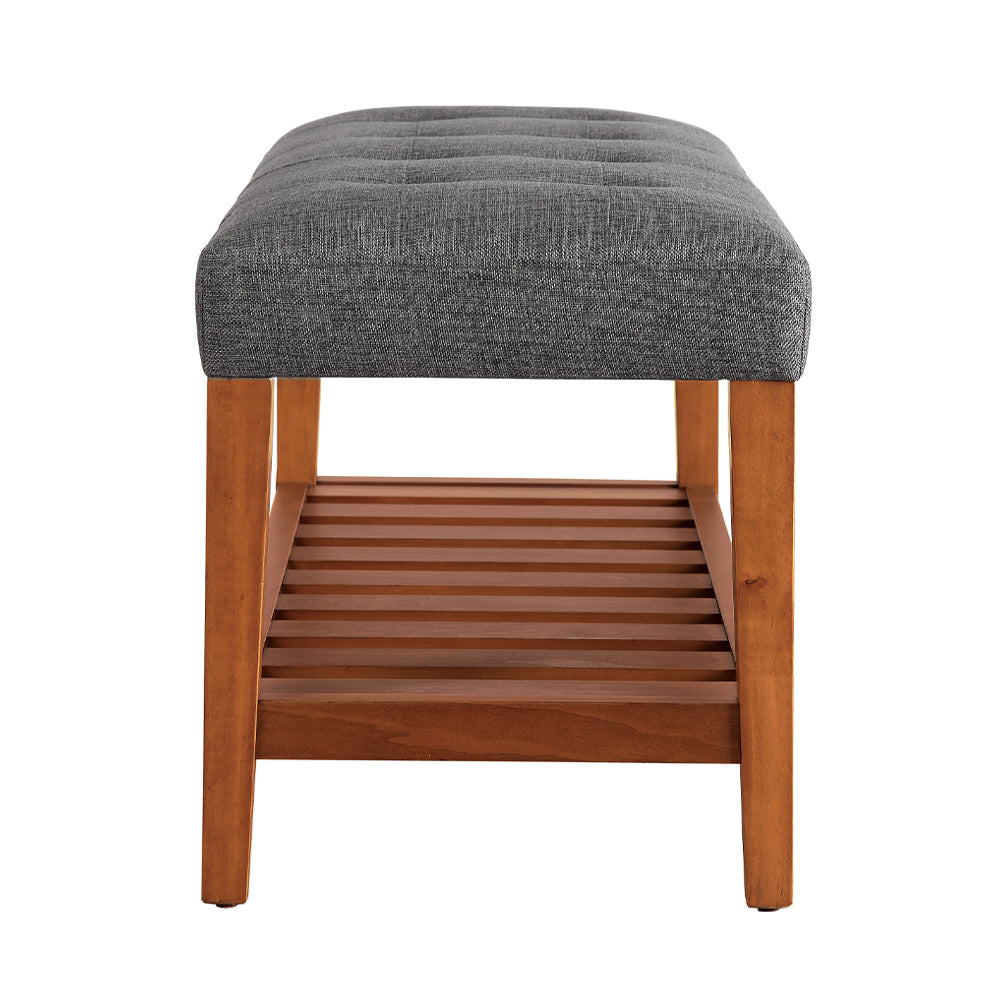 Charla Gray Bench - Ornate Home