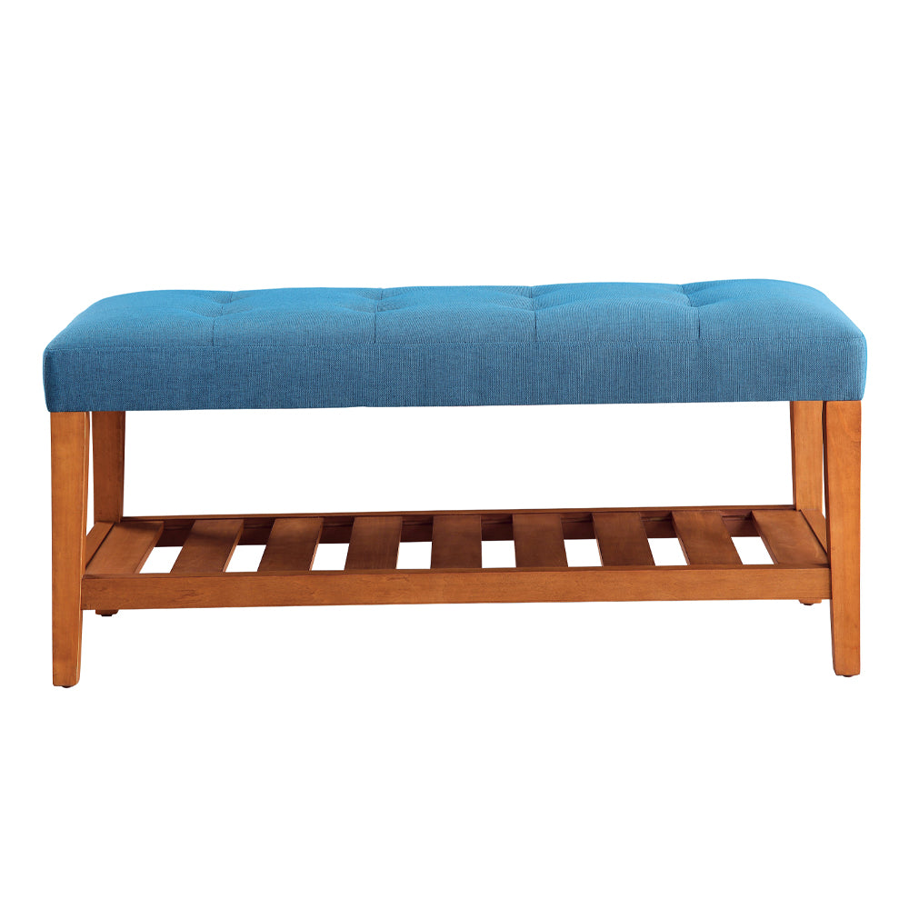 Charla Light Blue Bench - Ornate Home