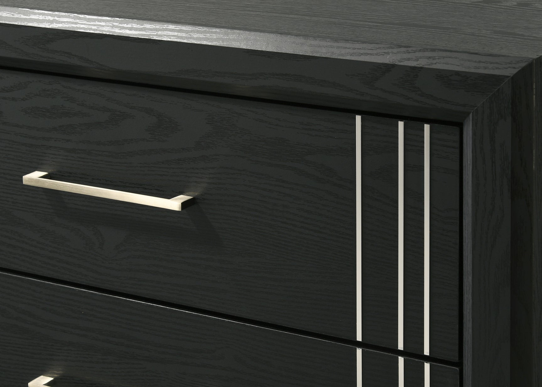 Charlie Black Panel Bedroom Set - Ornate Home