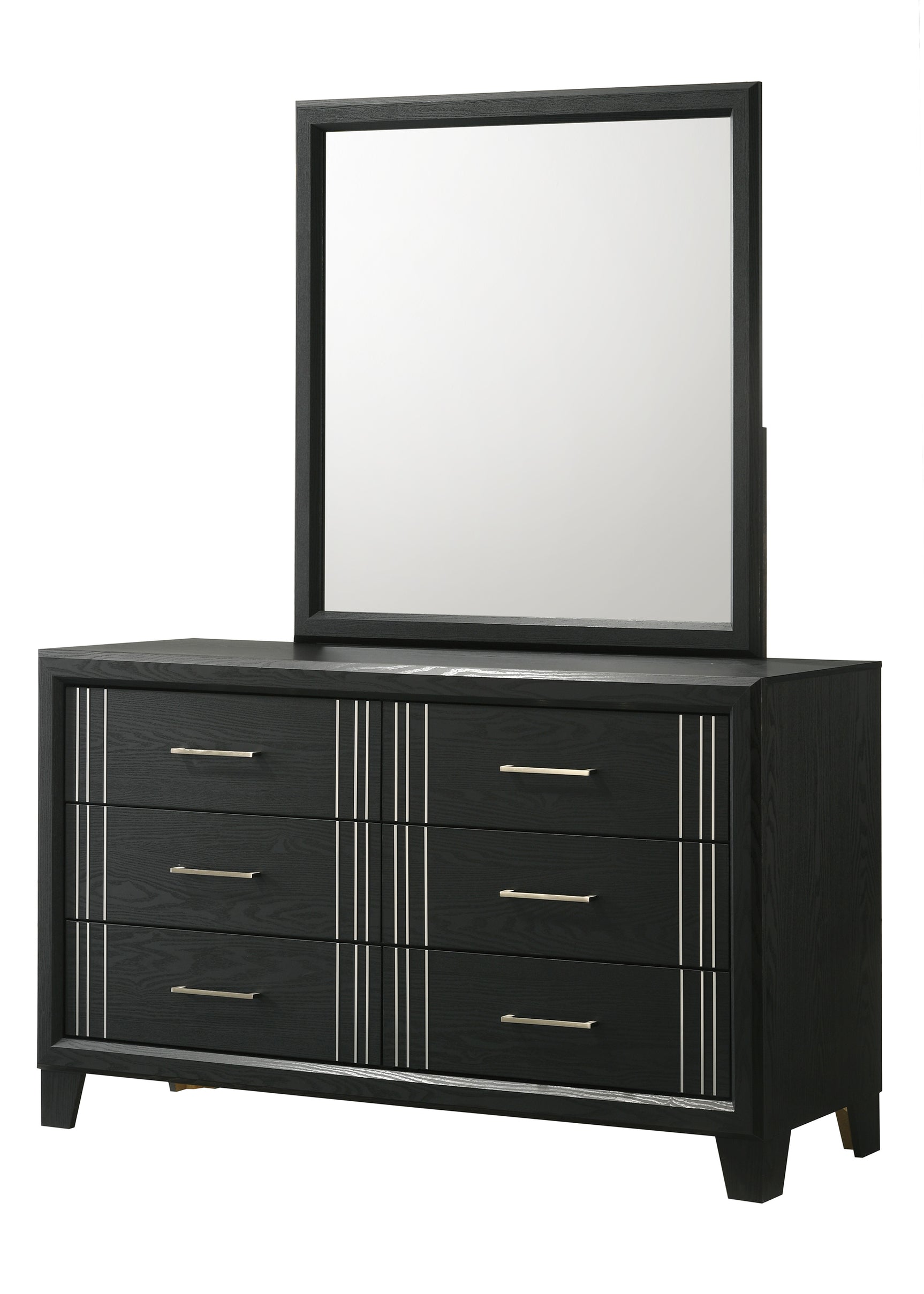 Charlie Charcoal Panel Bedroom Set - Ornate Home