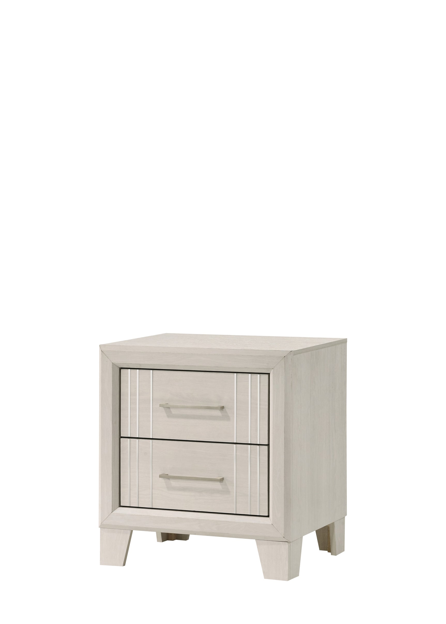 Charlie White Queen Panel Bedroom Set - Ornate Home
