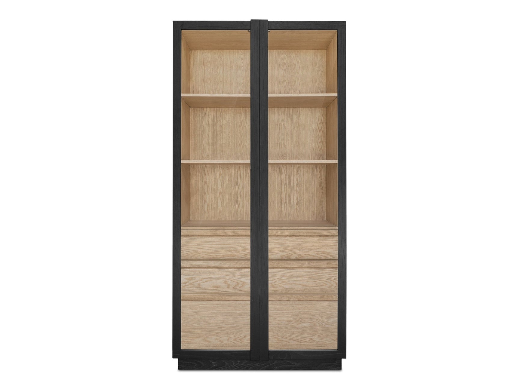 Charlotte Black Tall Cabinet - Ornate Home