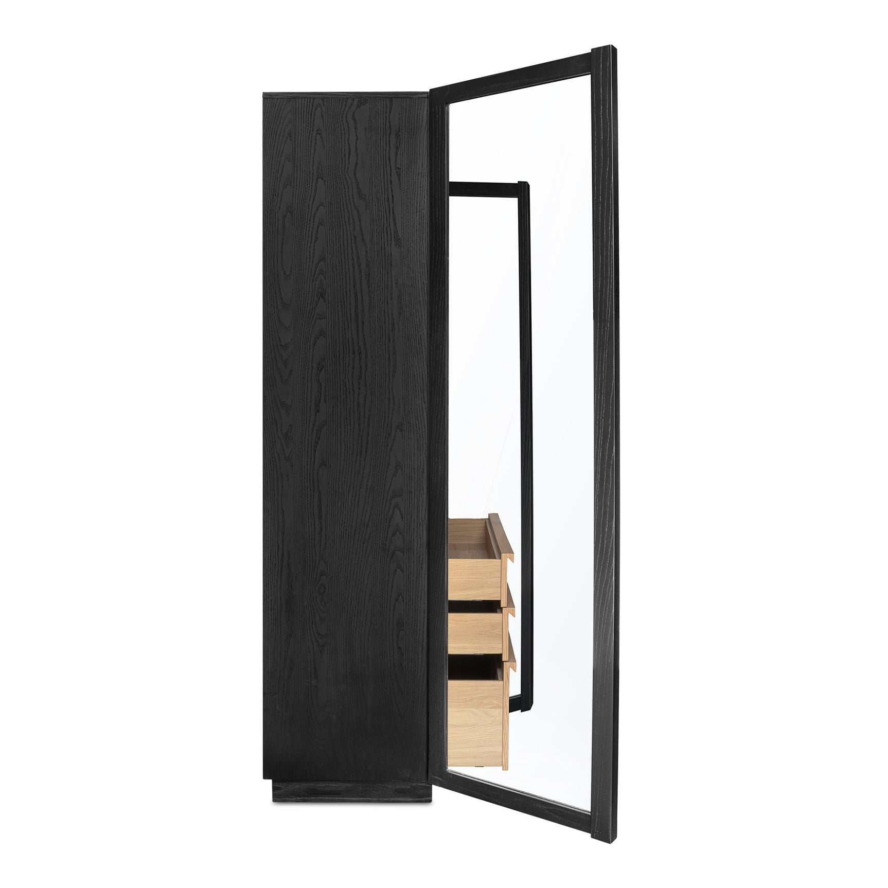Charlotte Black Tall Cabinet - Ornate Home