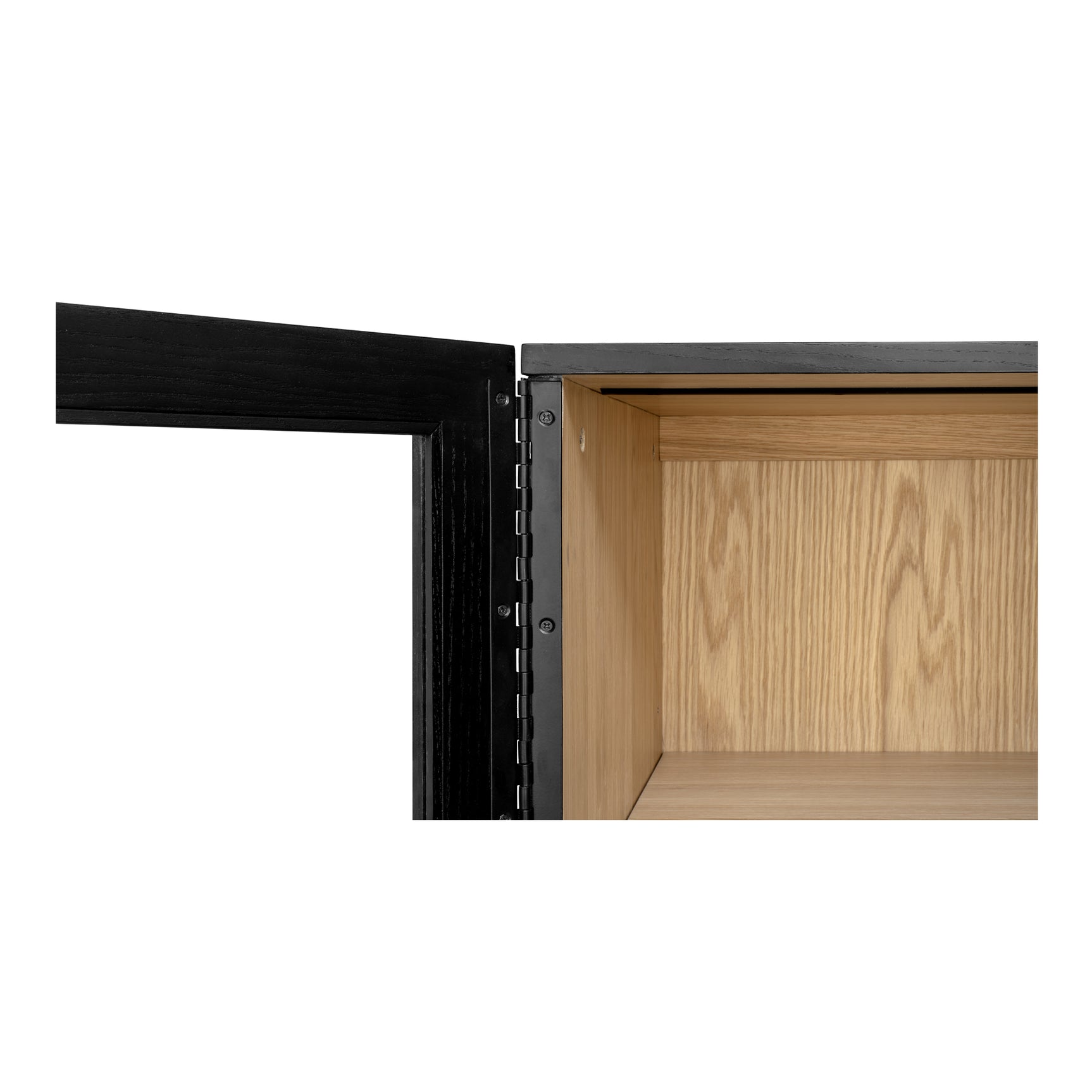 Charlotte Black Tall Cabinet - Ornate Home