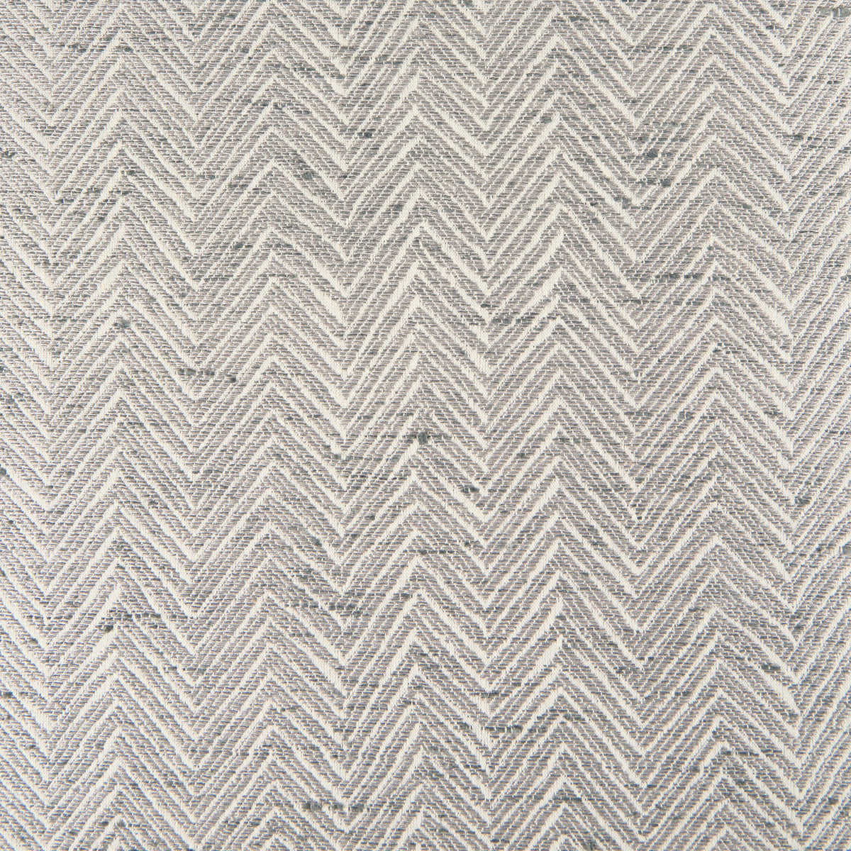 Charlotte Gray/Antique Nickel Herringbone Fabric Seat Bench - Ornate Home