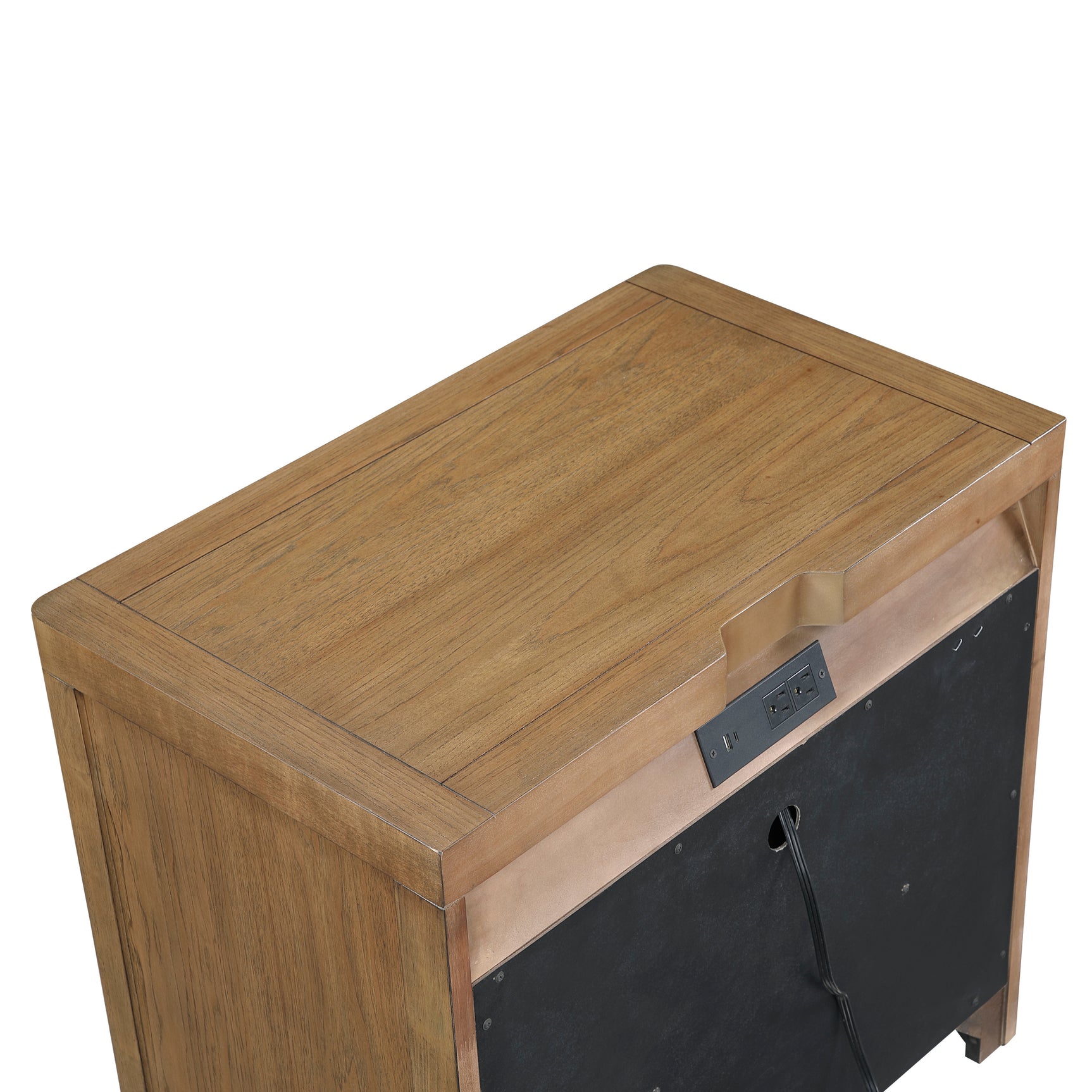 Charlotte Light Brown Nightstand - Ornate Home