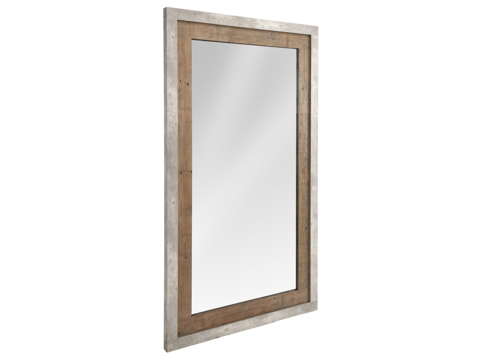 Charlotte Natural/Weathered Cement Mirror - Ornate Home