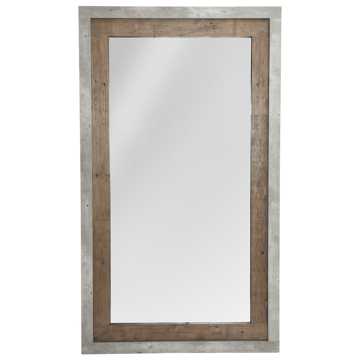 Charlotte Natural/Weathered Cement Mirror - Ornate Home