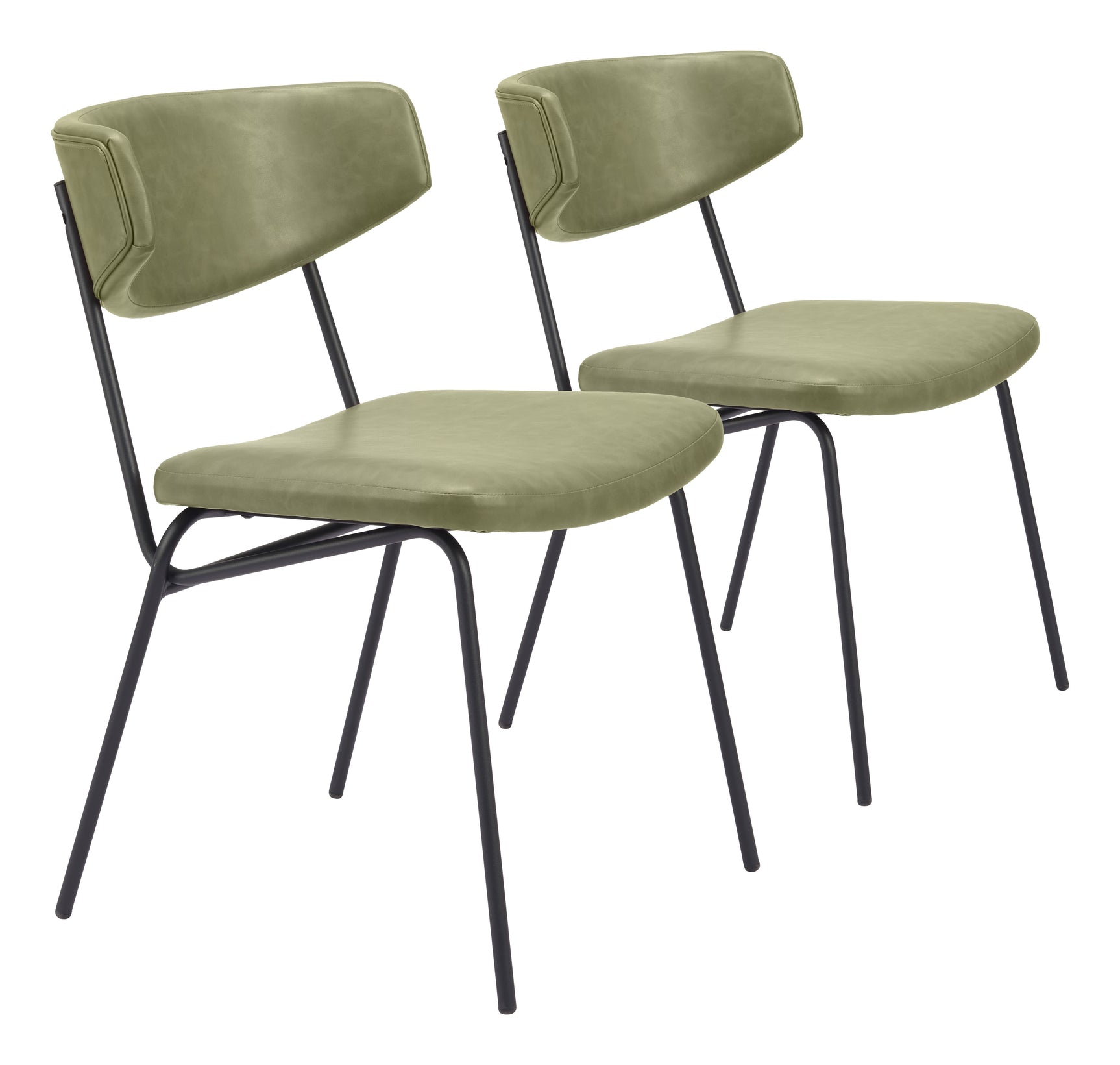 Charon Green Dining Chair (Set of 2)