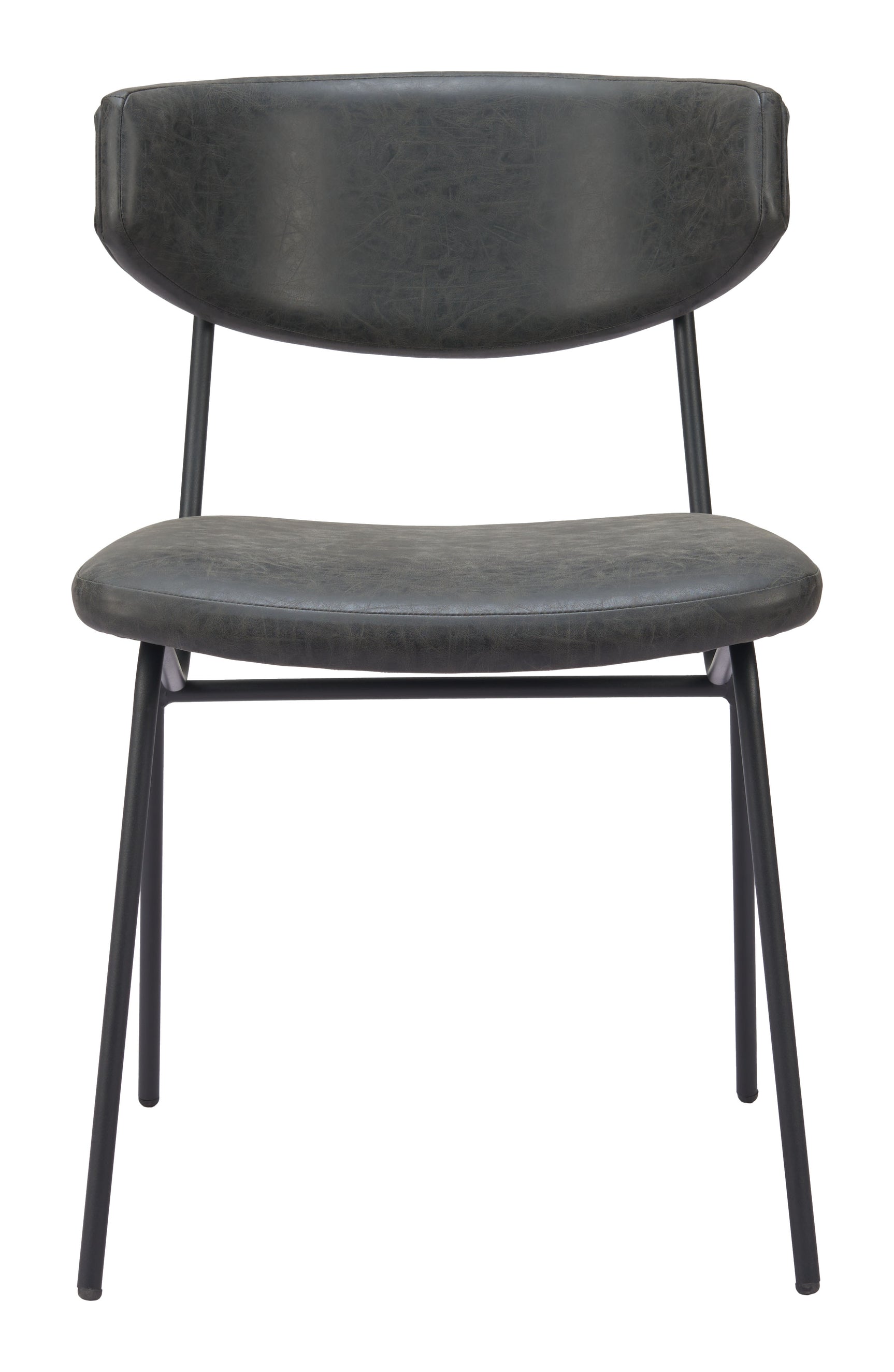 Charon Vintage Black Dining Chair (Set of 2) - Ornate Home