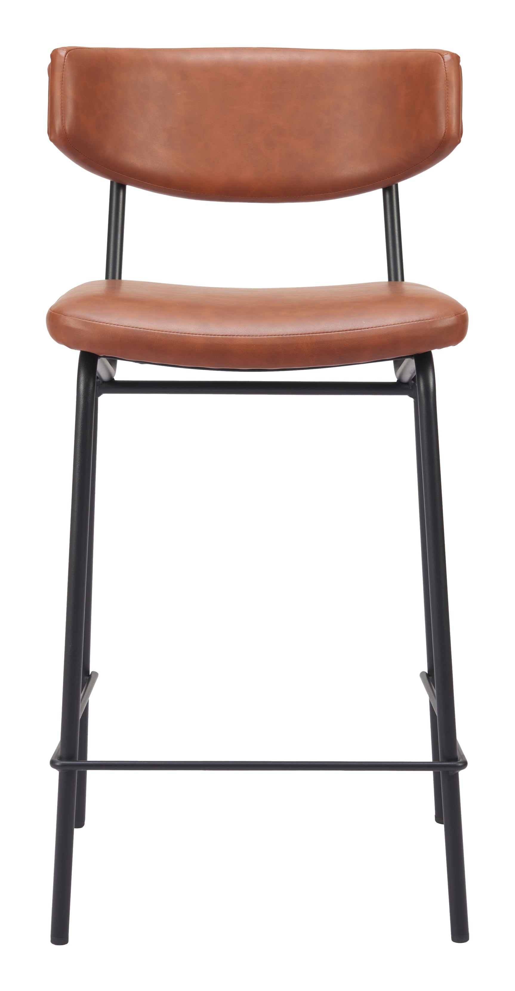 Charon Vintage Brown Counter Stool (Set of 2) - Ornate Home
