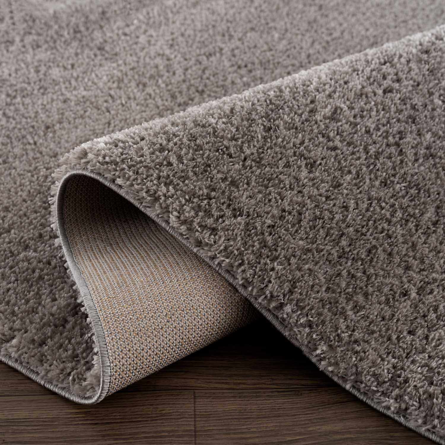 Charven Charcoal Subtle Wavy Abstract Modern Minimalist Polyester Machine Woven Area Rug - Clearance - Ornate Home