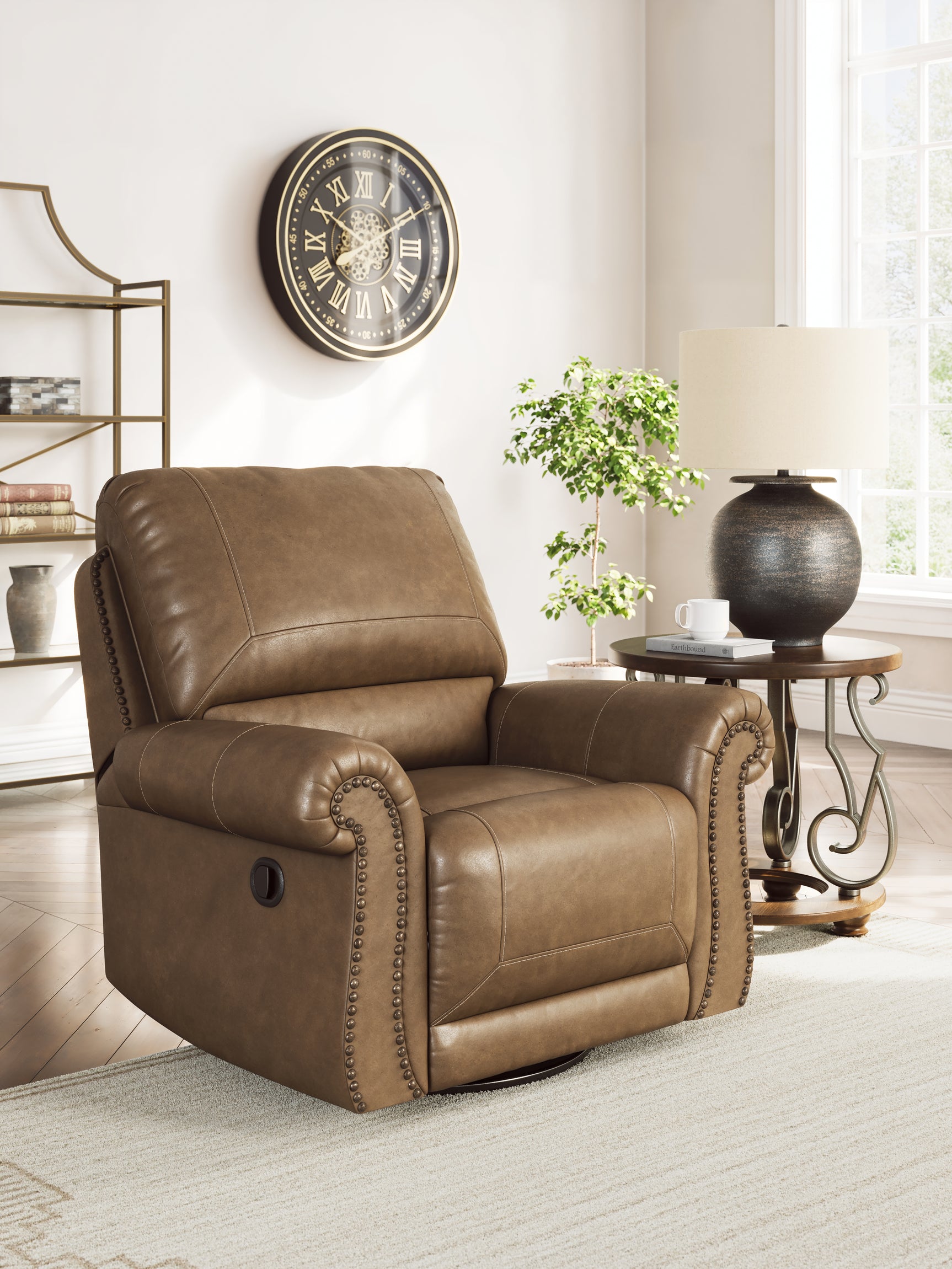 Chasemore Earth Sofa and Recliner - Ornate Home