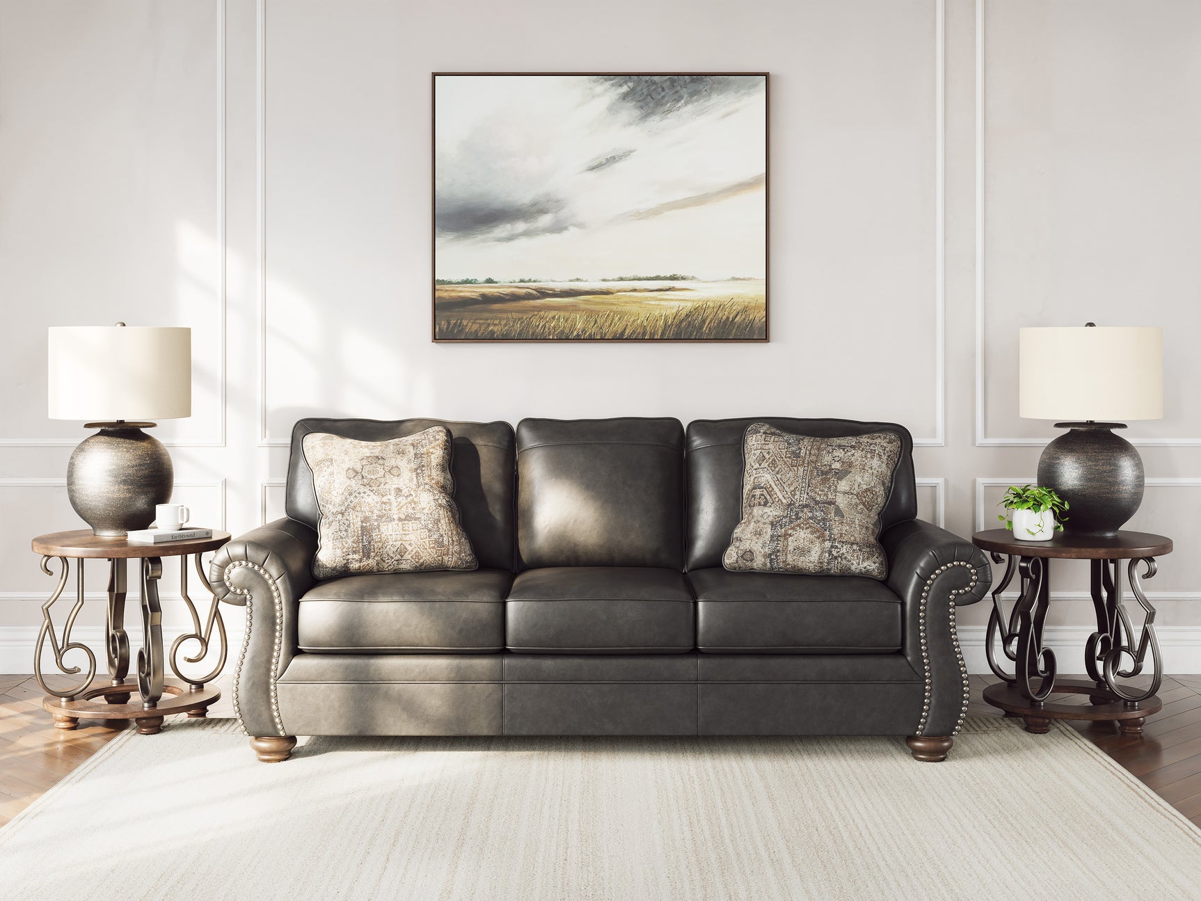Chasemore Granite Sofa - Ornate Home