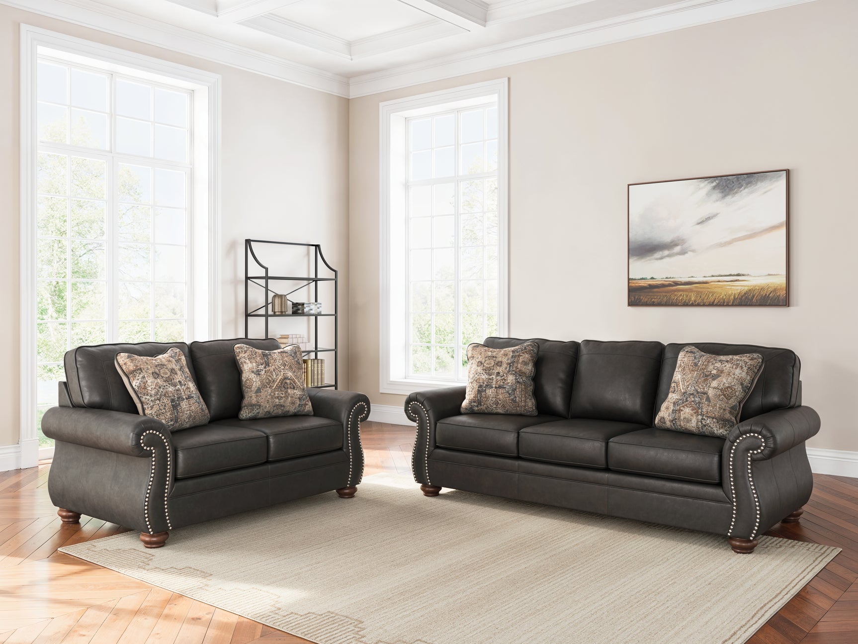 Chasemore Granite Sofa and Loveseat (Online Special Price) - Ornate Home