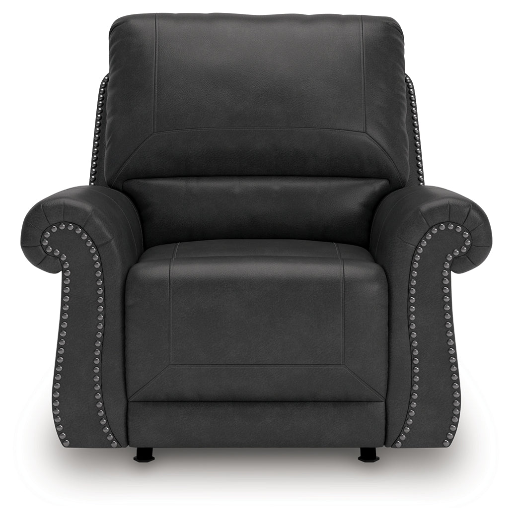 Chasemore Granite Swivel Glider Recliner - Ornate Home