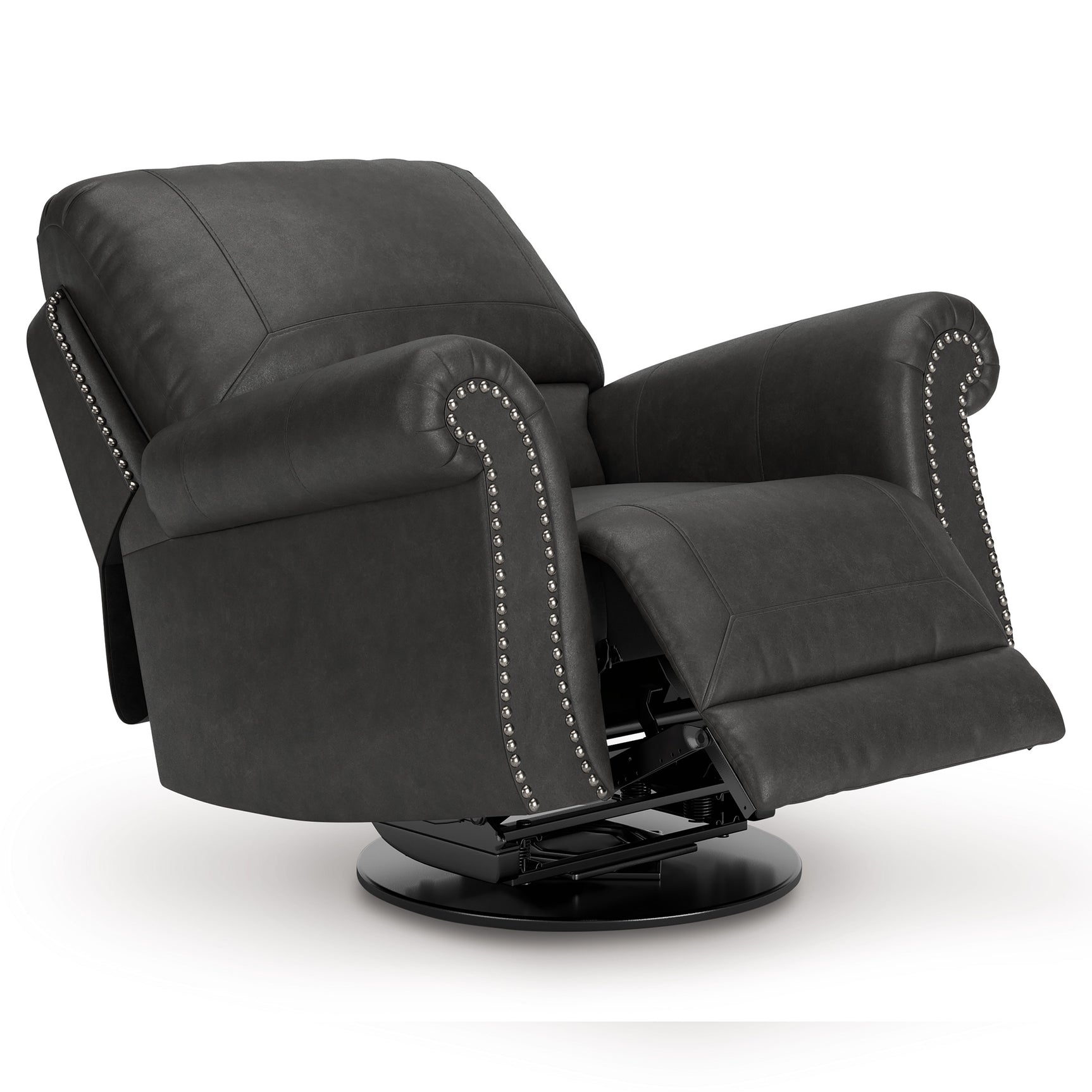Chasemore Granite Swivel Glider Recliner (Online Special Price) - Ornate Home