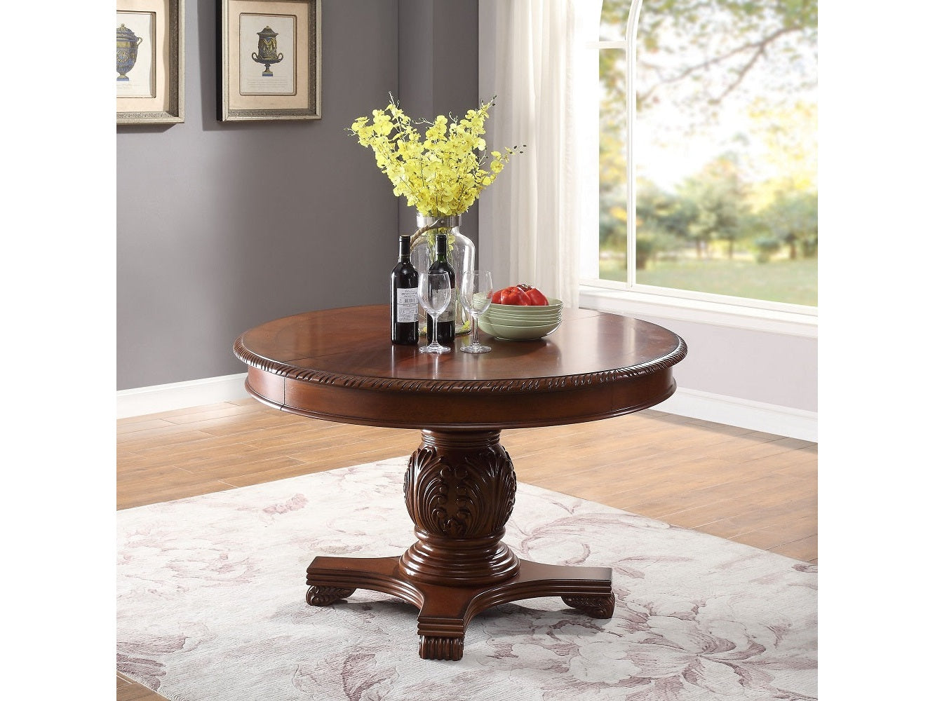 Chateau De Ville Cherry Dining Table - Ornate Home