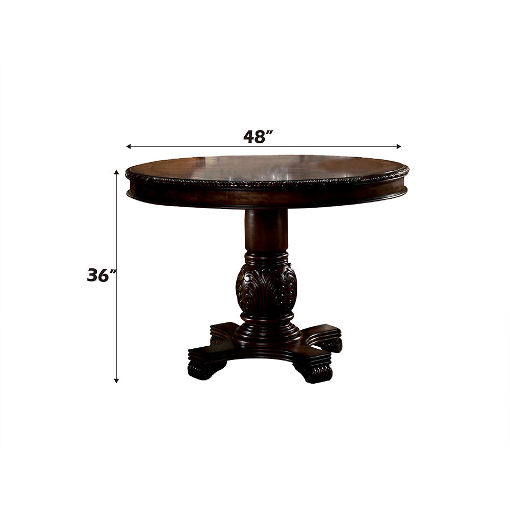 Chateau De Ville Espresso Counter Height Table - Ornate Home