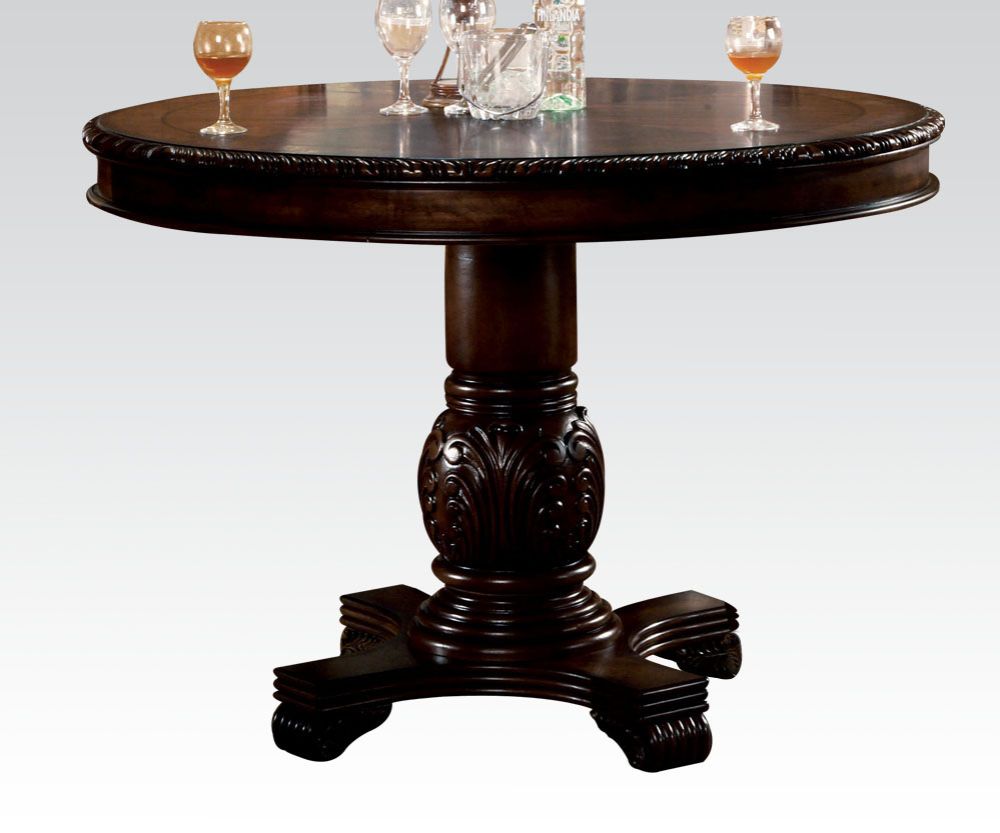Chateau De Ville Espresso Counter Height Table - Ornate Home