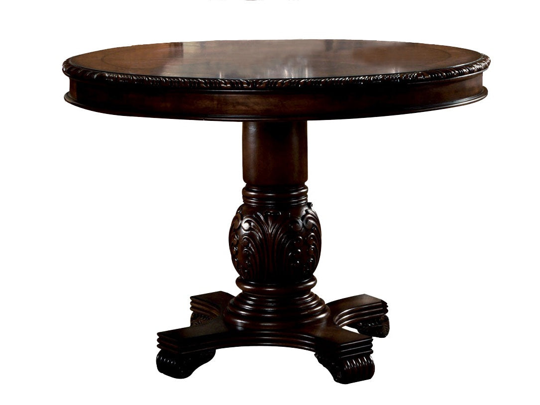 Chateau De Ville Espresso Counter Height Table - Ornate Home