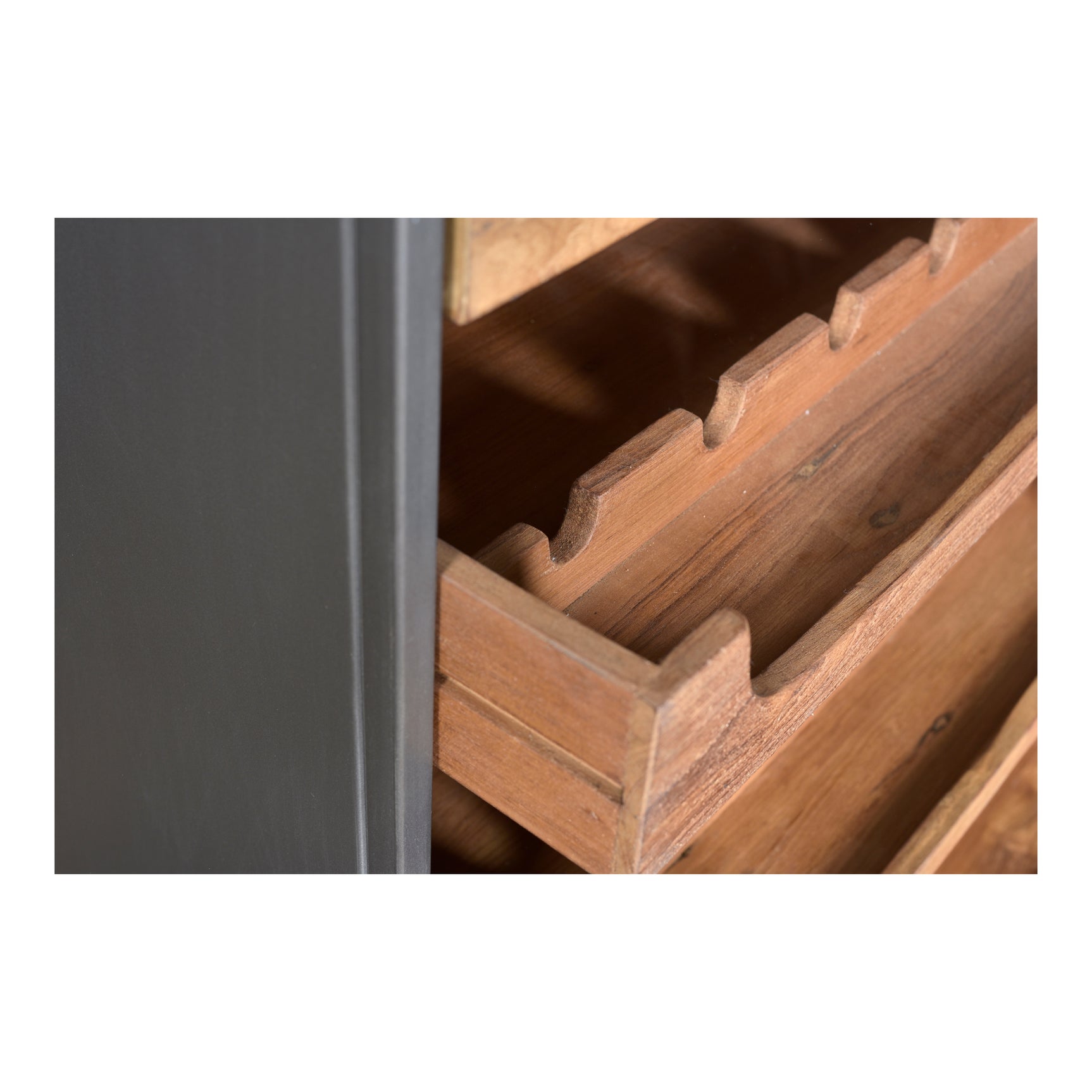 Chefs Natural Teak Wine Bar - Ornate Home