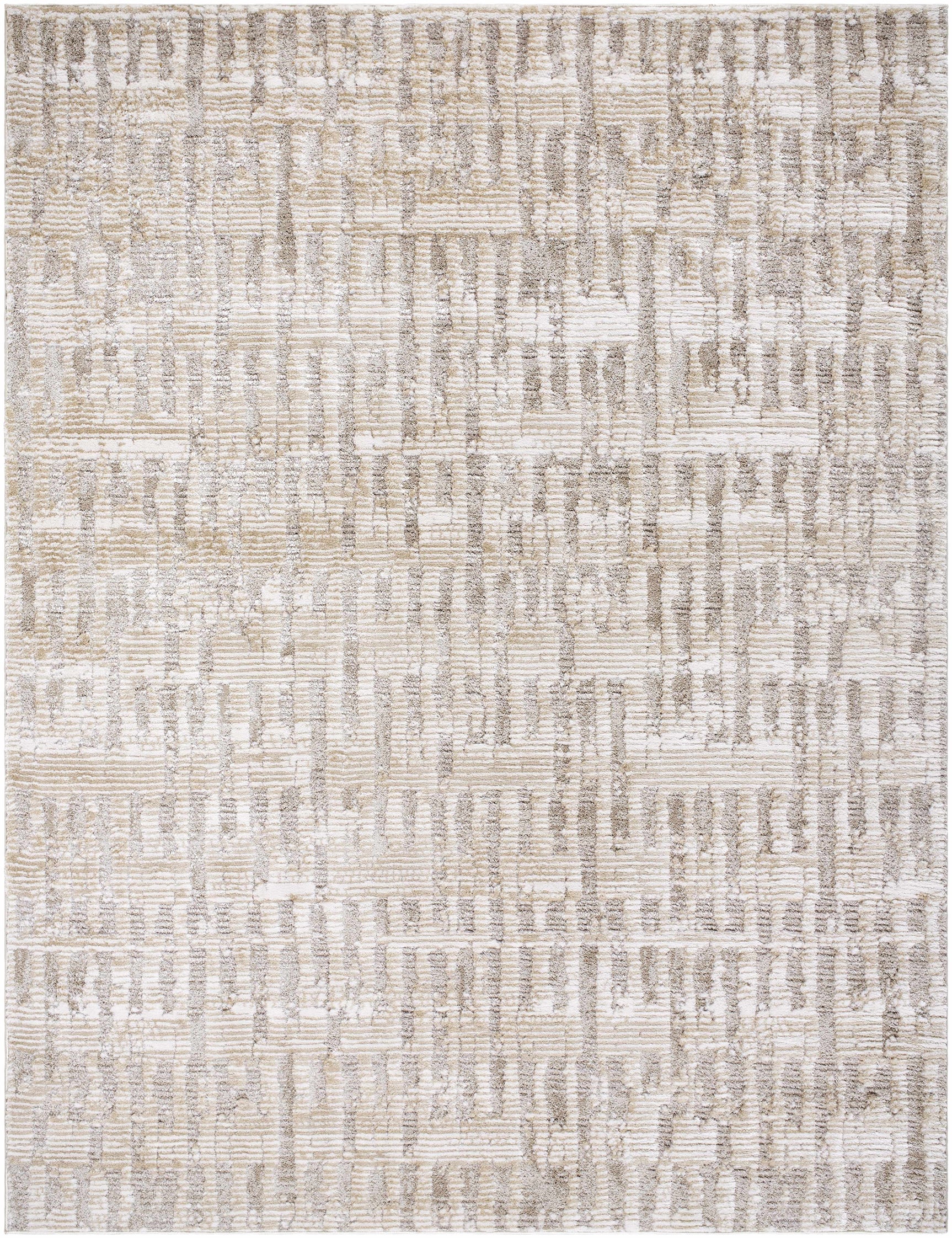 Chelle Beige Shag Area Rug - Clearance - Ornate Home
