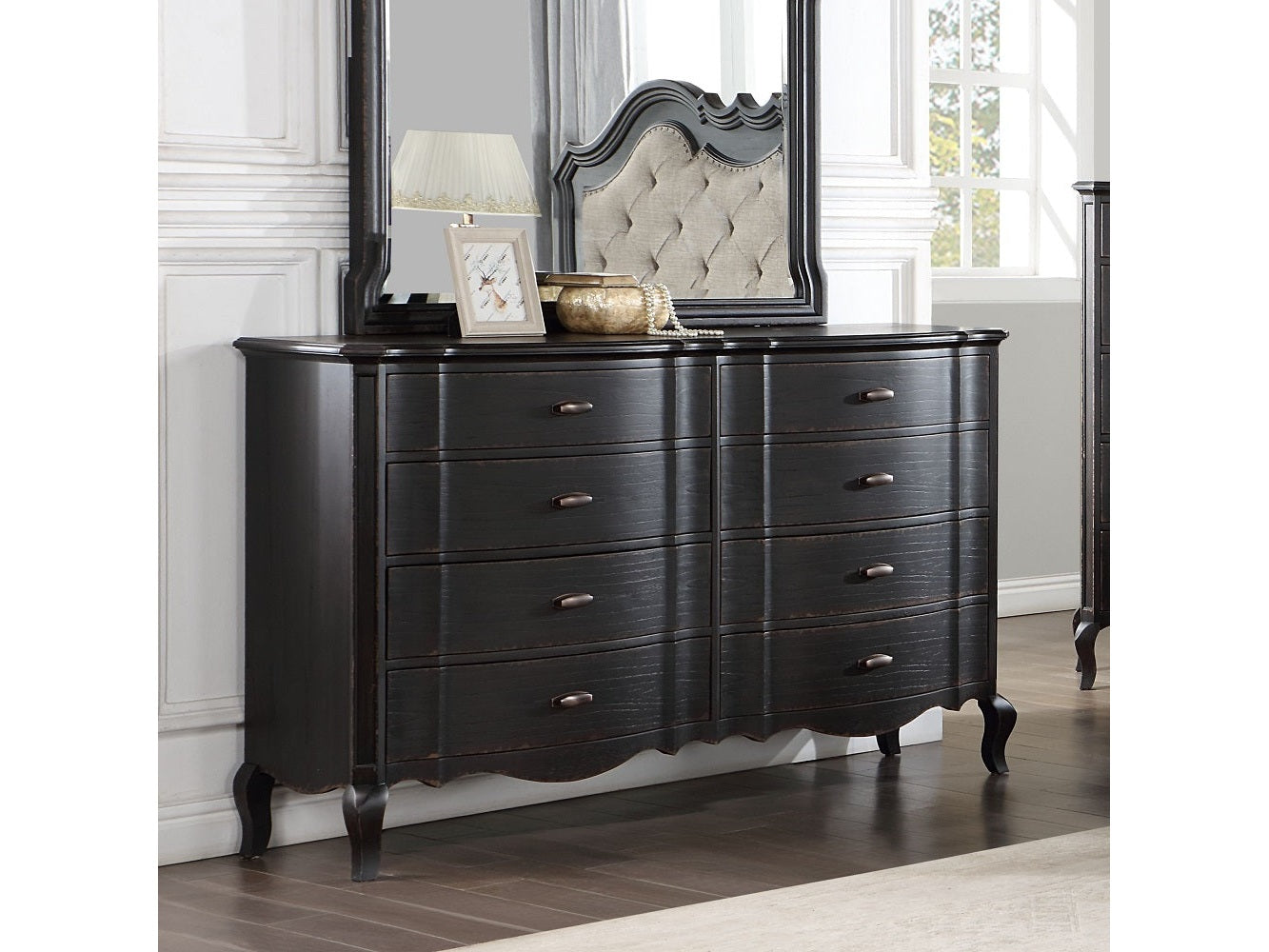 Chelmsford Black Dresser - Ornate Home