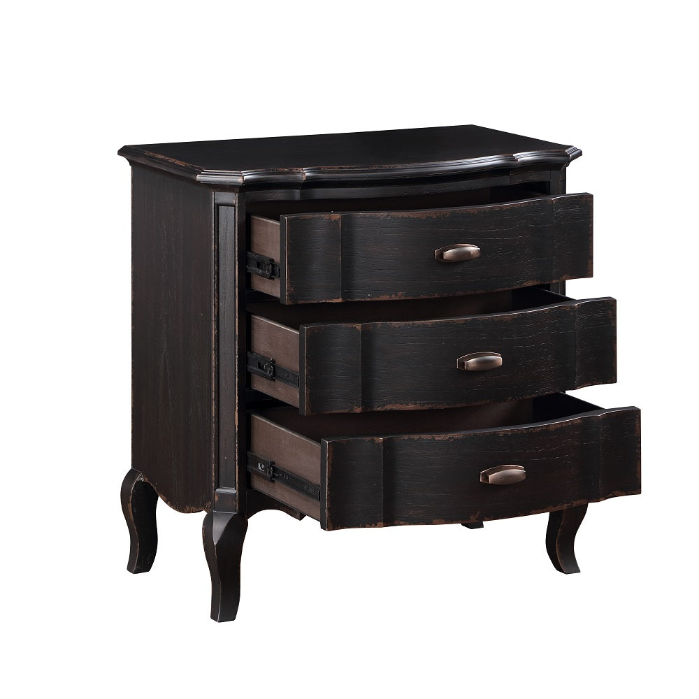 Chelmsford Black Nightstand - Ornate Home