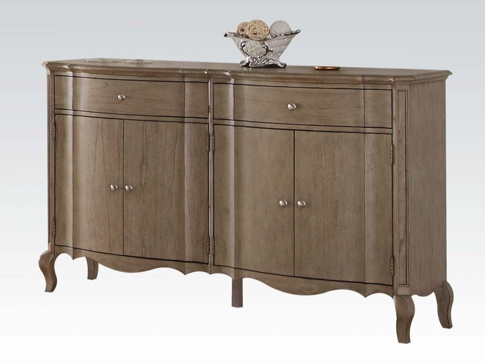 Chelmsford Server in Antique Taupe - Ornate Home