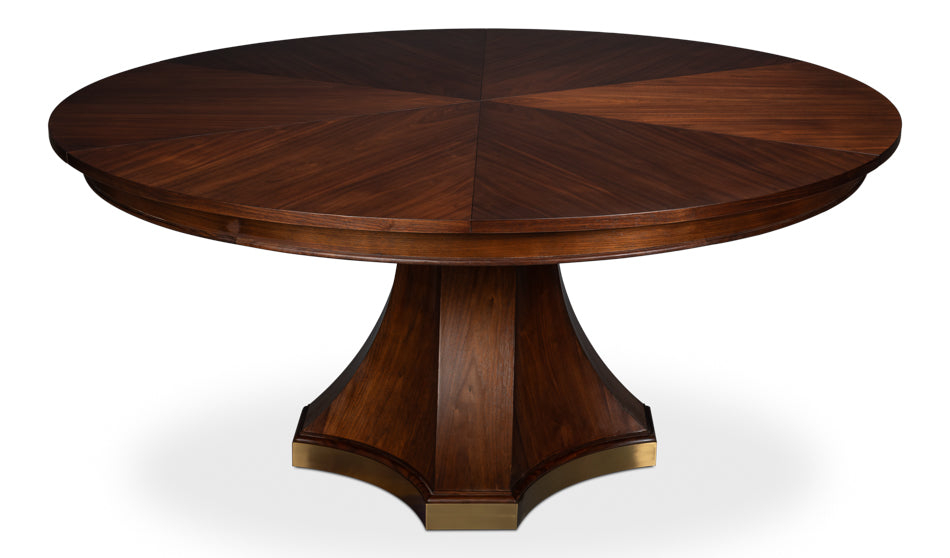 Chelsea Jupe Dark Walnut Large Dining Table - Ornate Home