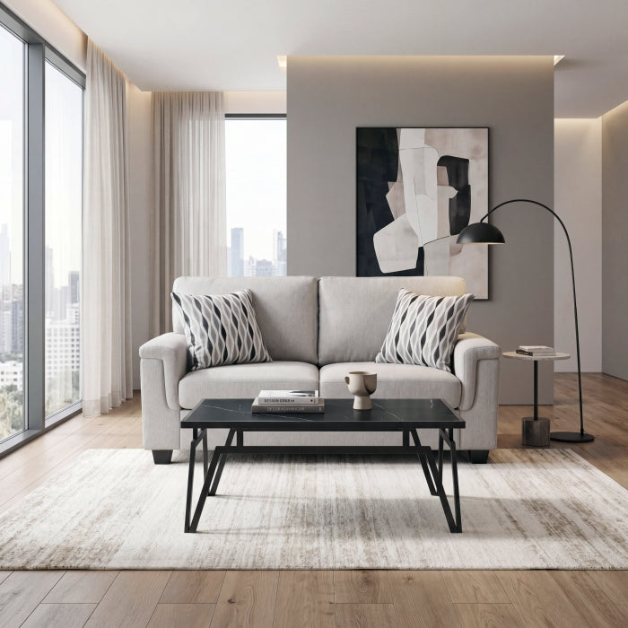 Chelsea White Loveseat - Ornate Home